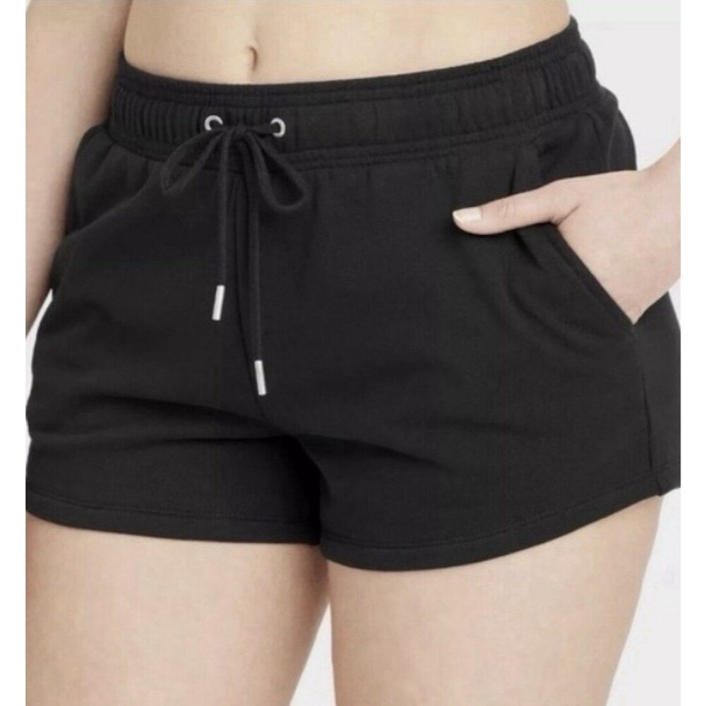 Auden Women’s Fleece Shorts Black XL